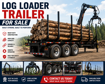 Log Loading Trailer – Managing Timber Collection on Small Woodland Properties